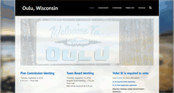 Desktop Screenshot of ouluwisconsin.com